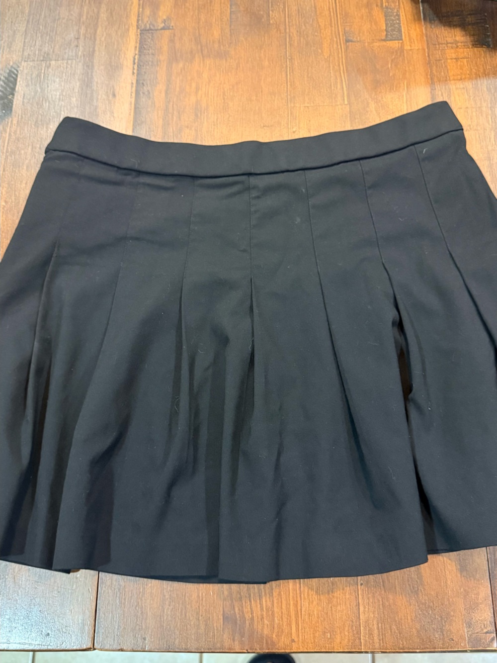 Uniqlo Black Pleated Mini Skirt